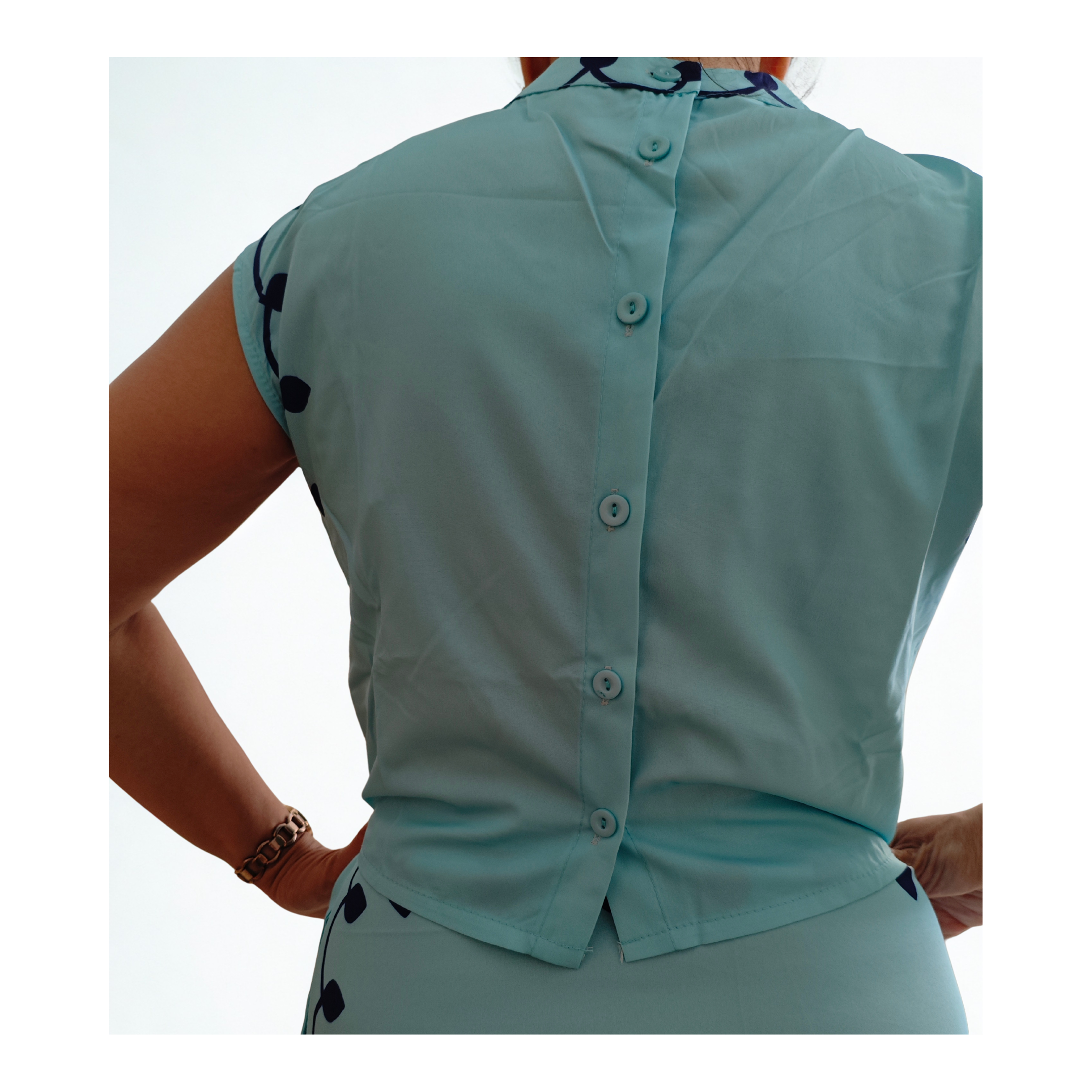Conjunto Nelly turquesa
