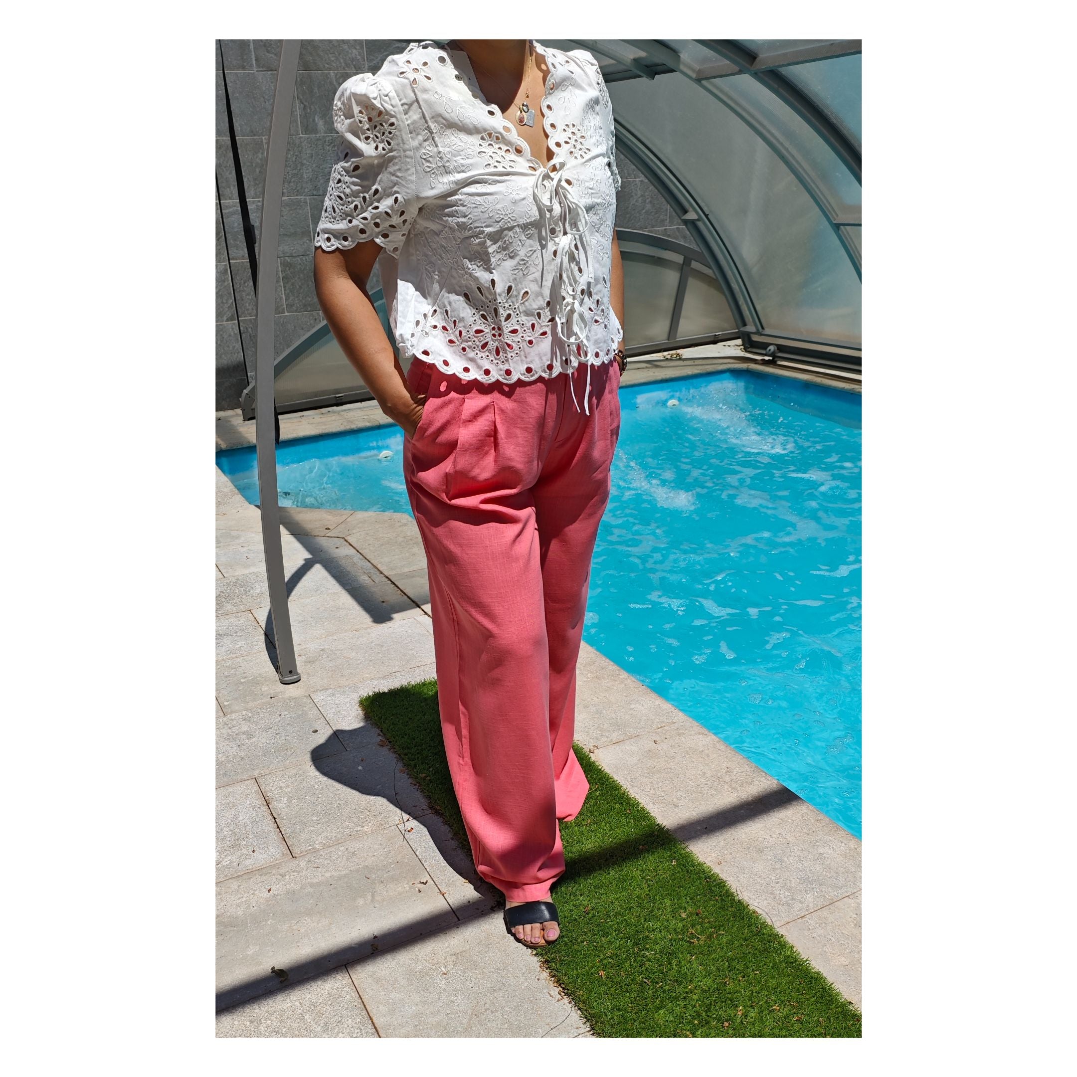 Pantalón Claudia y blusa Maria